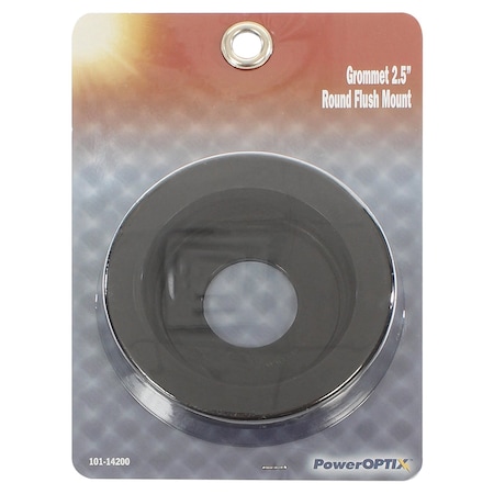 Poweroptix Grommet 2.5in Round Blk 101-14200